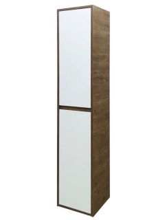 Пенал подвесной Эстет Monaco Wood ФР-00010689 Л 35см белый/дуб рустикальный